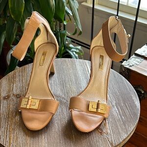 Louise et Cie Tan Heeled Sandals
